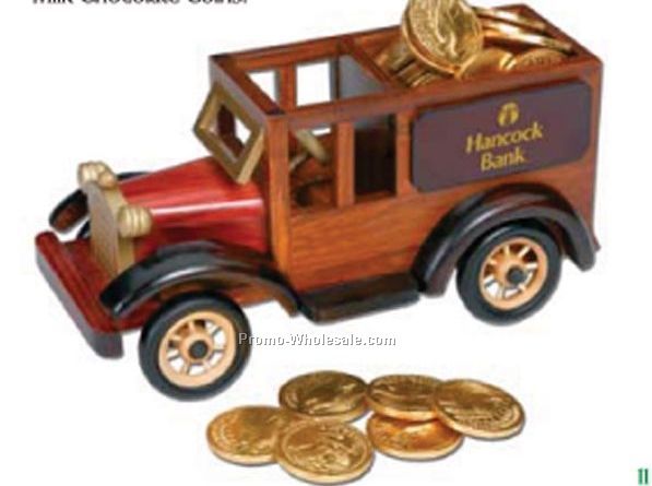 Armored Truck W/ Gold Foiled Milk Chocolate Coins