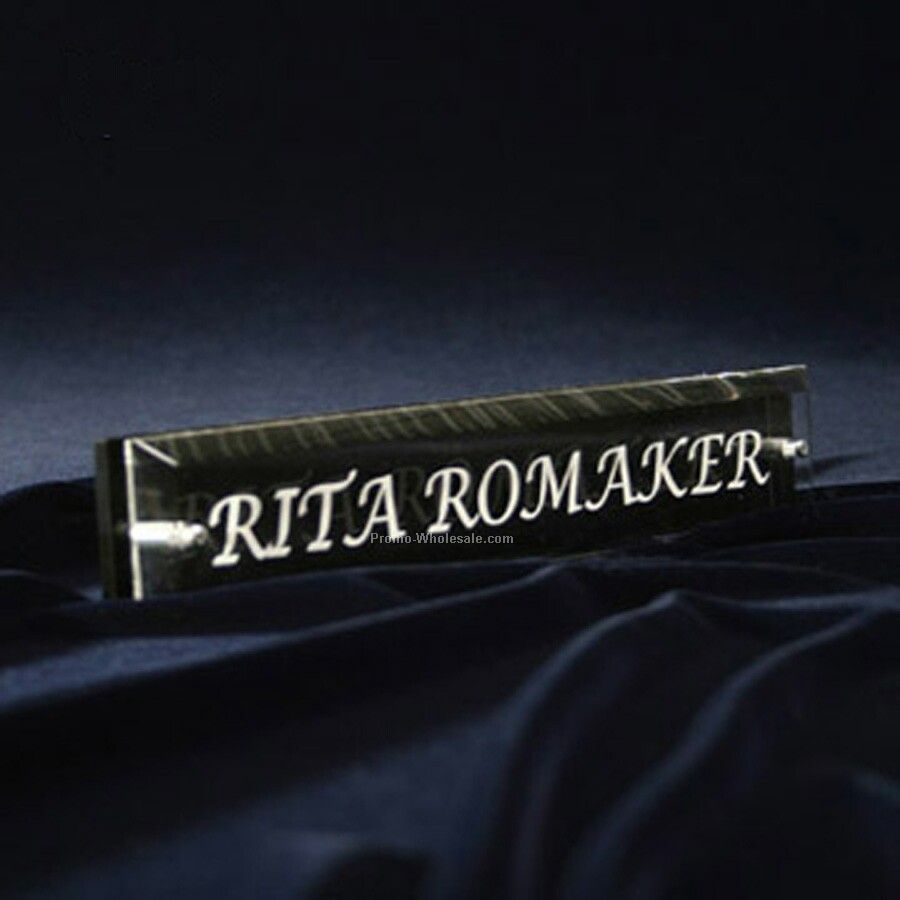 Black Shadow Nameplate