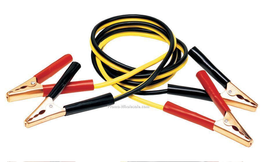 Booster Cables - 8 Foot / 10 Gauge (Blank)