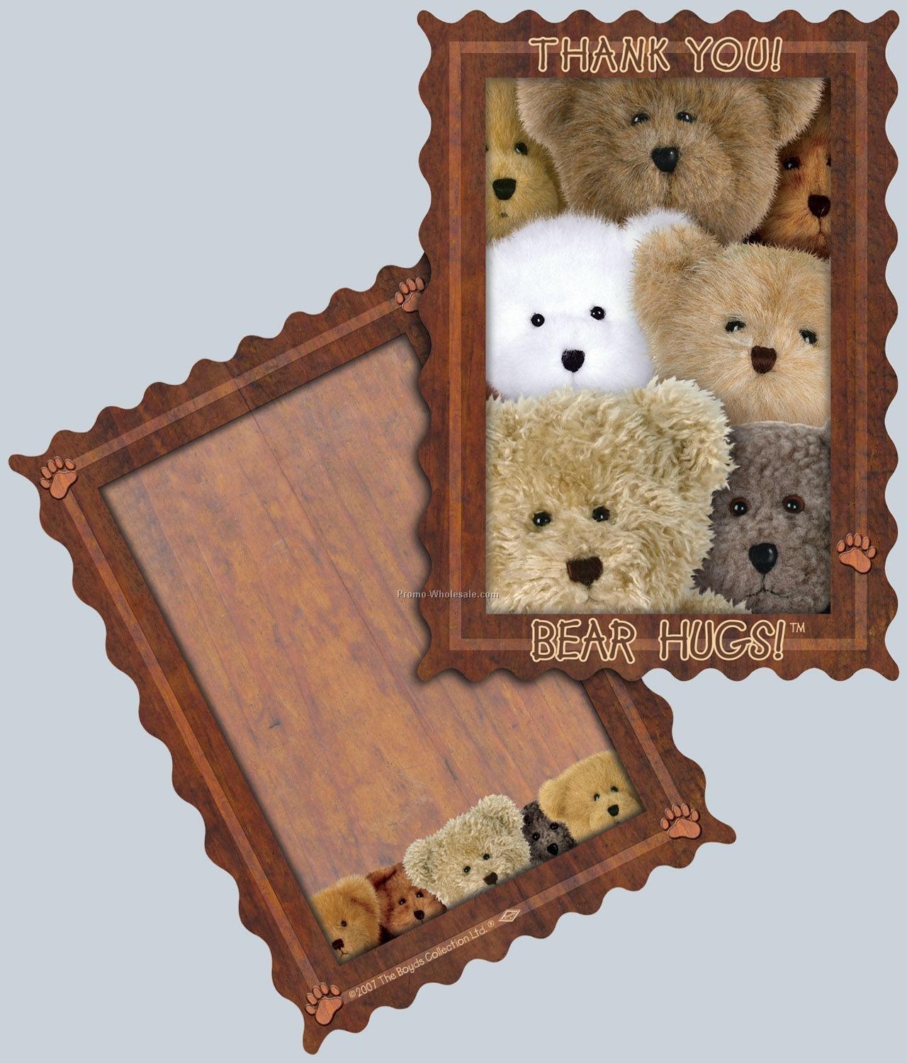 Boyds Bears Thank You Note - Bear Hugs