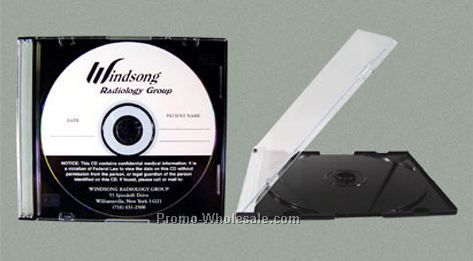CD Slim Line Jewel Case, Black Base