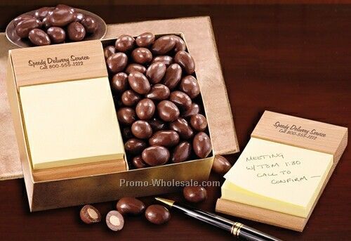 Chocolate Almonds W/ Note Holder