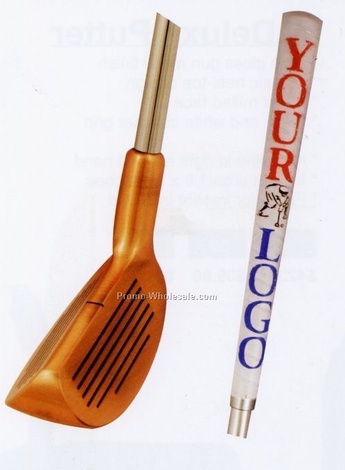 Clear Choice Chipper Golf Club W/ Clear Grip & Copper Face