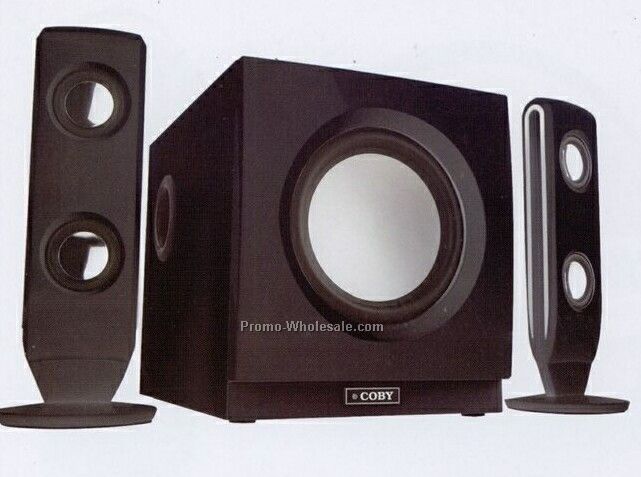 Coby 2.1-channel Speaker System (75w)