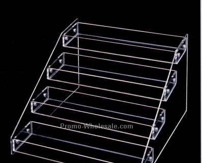 Collapsible 4-tier Display Rack (21"x8"x14") 2" Deep