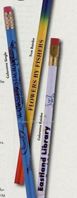 Colorama Single White Square Ferrule #2 Pencil