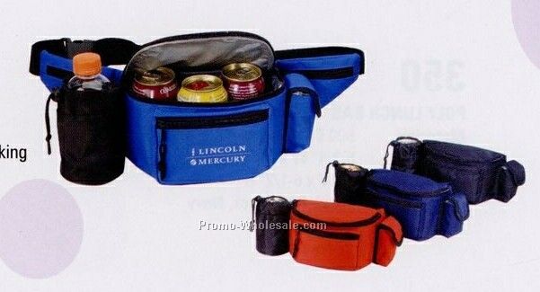 Cooler Fanny Pack W/ Bottle Holder & Cell Phone Pouch