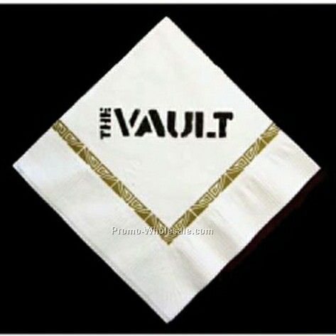 Custom Beverage 3-ply Napkin (1 Color)