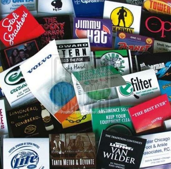 Custom Condom Matchbooks (2 Color)