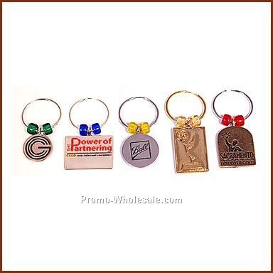 Custom Wine Charm On Card (Set Of 6)