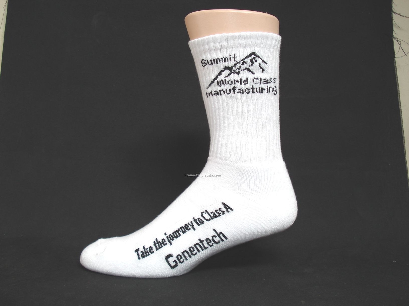 Custom Woven Premium Crew Sock