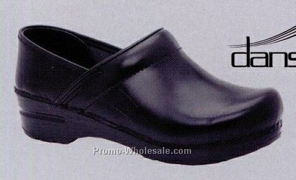 Dansko Box Leather Professional Clog Shoe