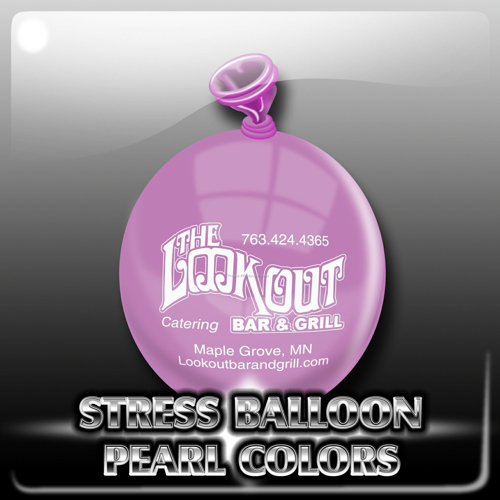 Double Strength Stress Balloon - Pearl Colors