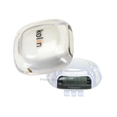 Encased Clip On Digital Pedometer