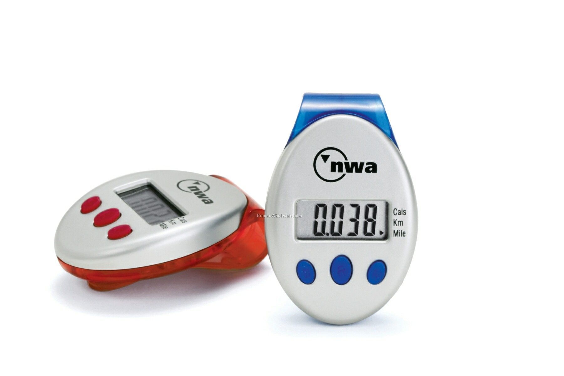 Fitness Pedometer W/ Expert Designed Case & Color Clip