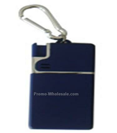 Flame Lighter With Ashtray & Carabiner