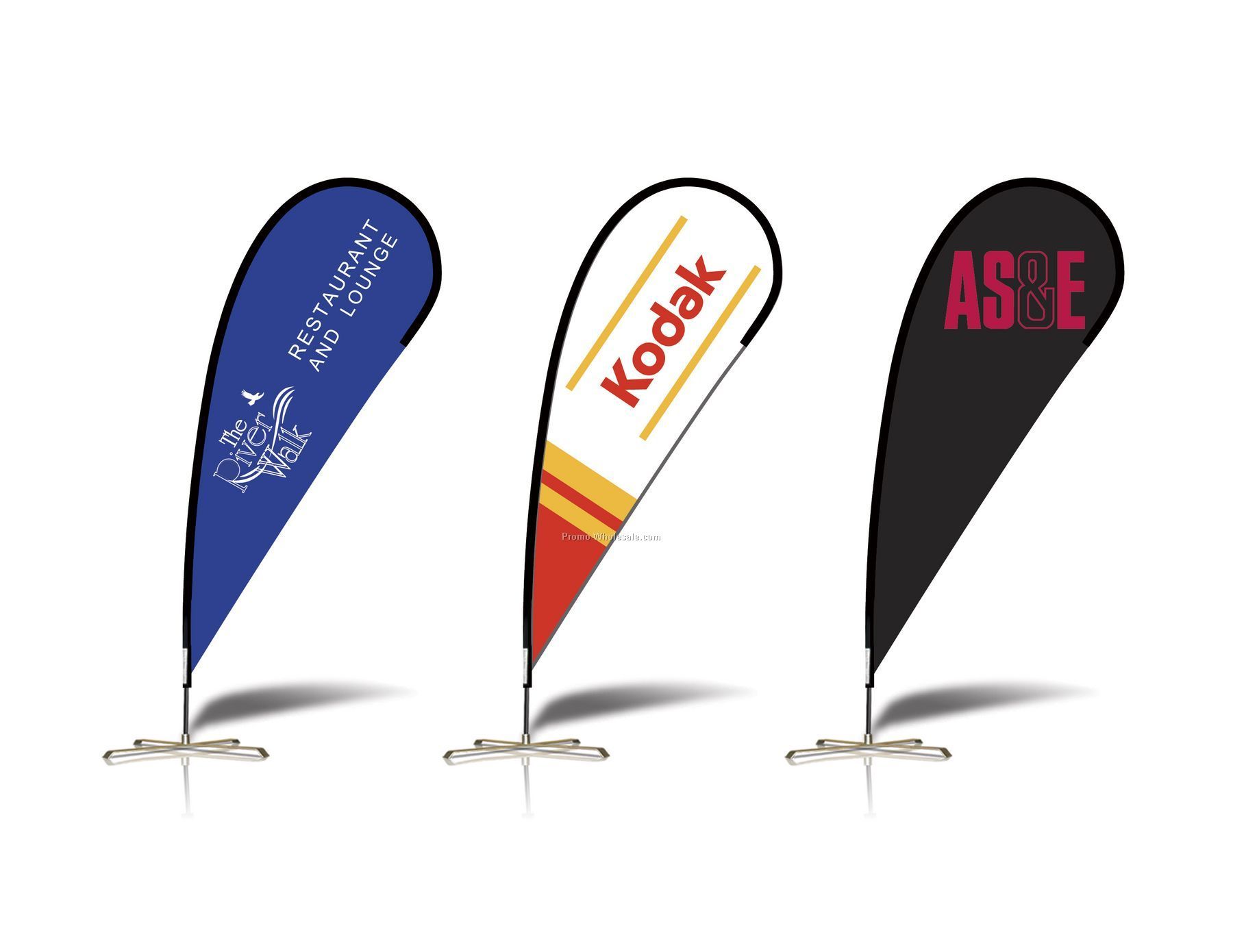 Flex Blade W Banner Flag (12')