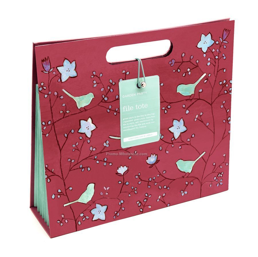 Garden Party File Tote