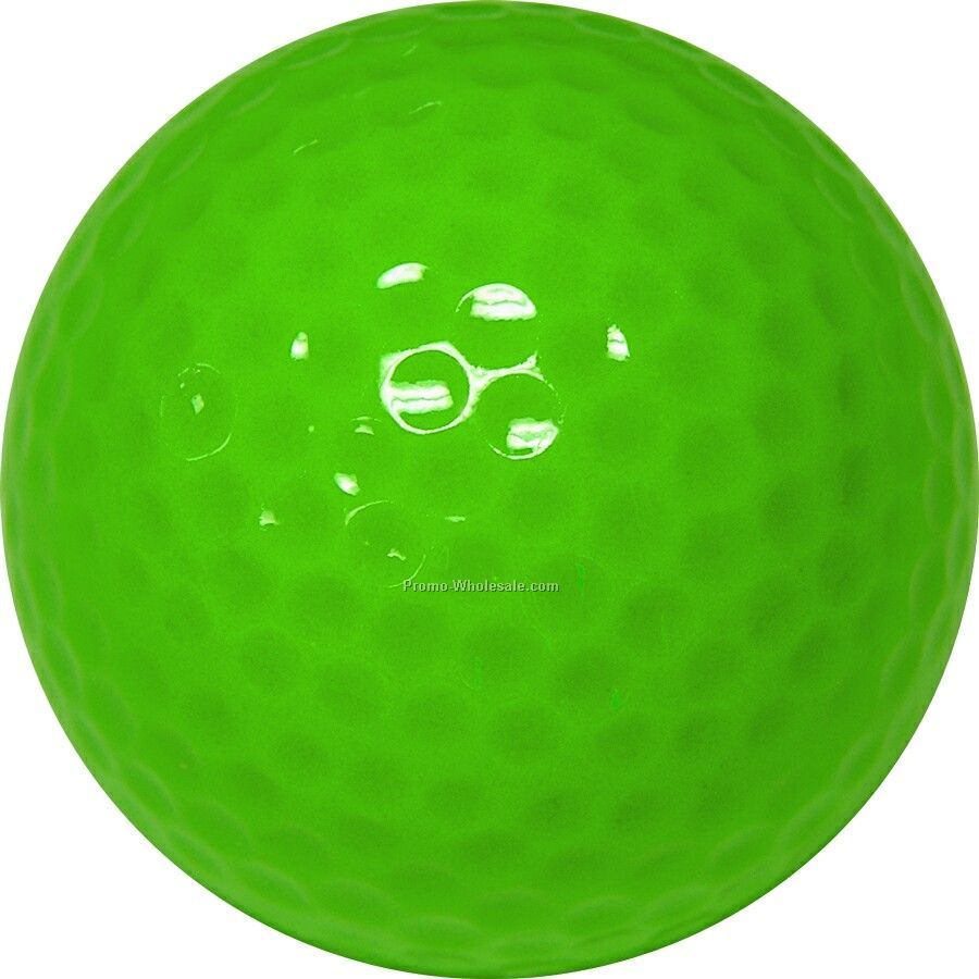 Golf Balls - Light Green - Custom Printed - 4 Color - Clear 3 Ball Sleeves