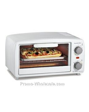 Hamilton Beach 4 Slice Toaster Oven, White