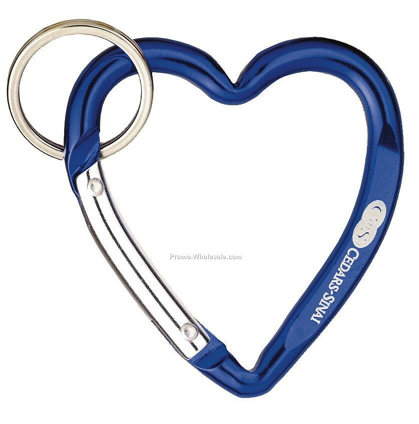 Heart Carabiner - Blue