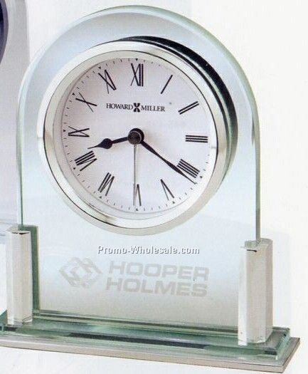 Howard Miller Brinell II Glass Arch Tabletop Alarm Clock (Blank)