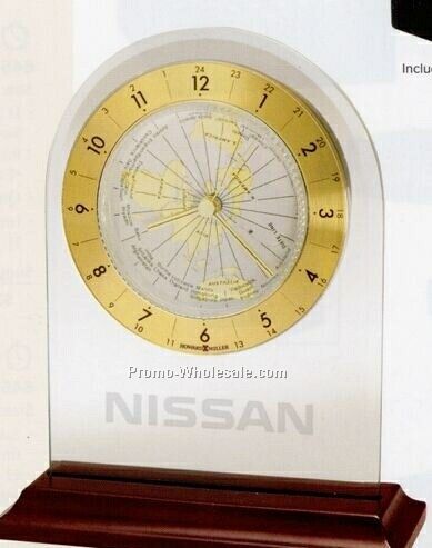 Howard Miller World Time Arch Alarm Clock (Blank)