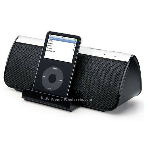 Iluv Ipod Docking Speaker With 3d Sound - Blk