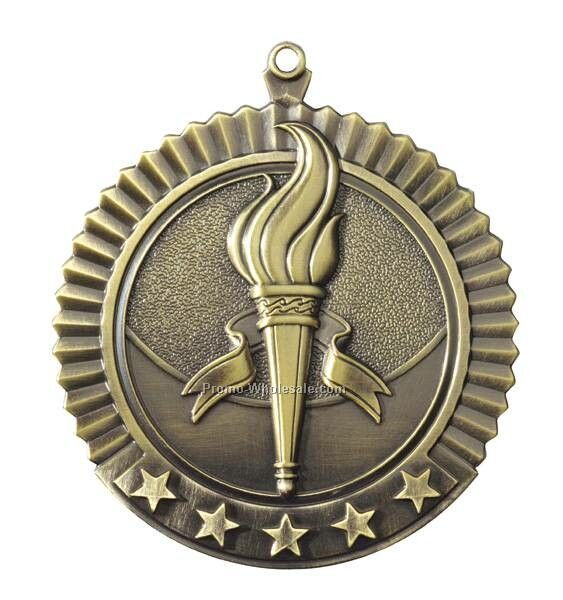 Medal, "victory" Star - 2-3/4" Dia