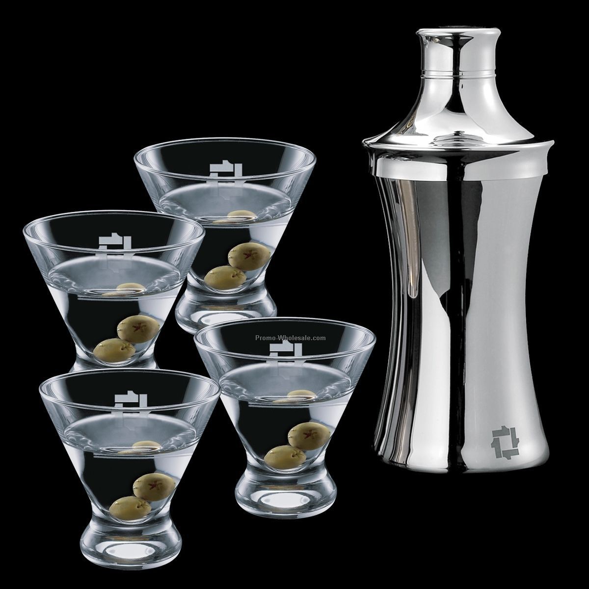 Medici/Brisbane 5 Piece Martini Set