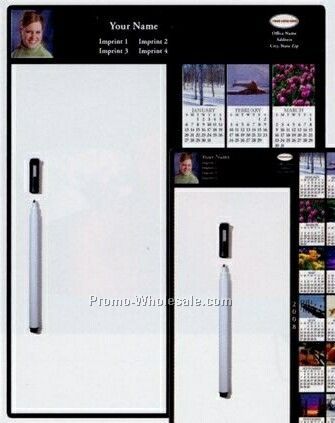 Moments Custom Photo Profile Calendar Magnetic Memo Board (8-1/2"x11")