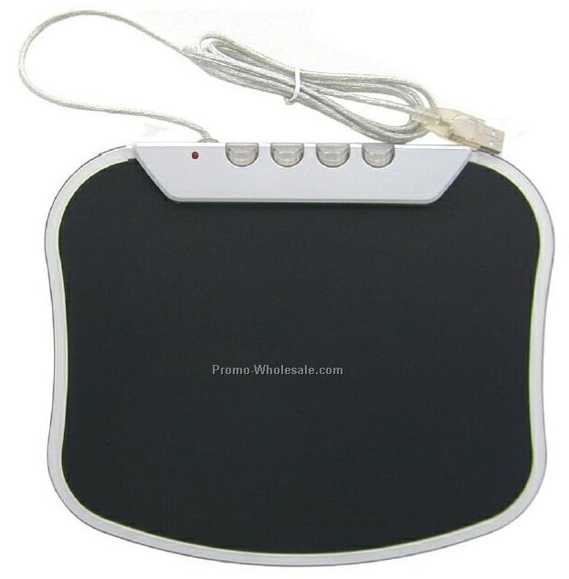 Mouse Pad With USB 4 Port Hub