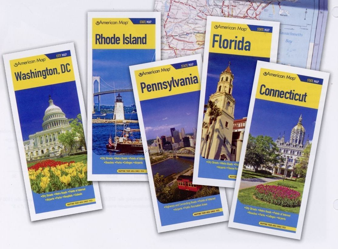 Ohio Travelvision Folded State Maps