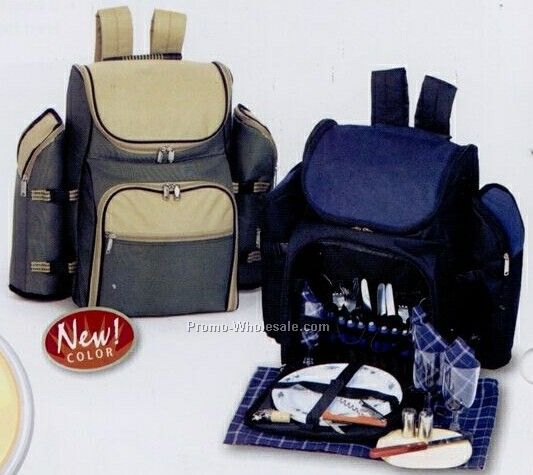 Picnic Plus Tandoor 4 Person Backpack Picnic Set