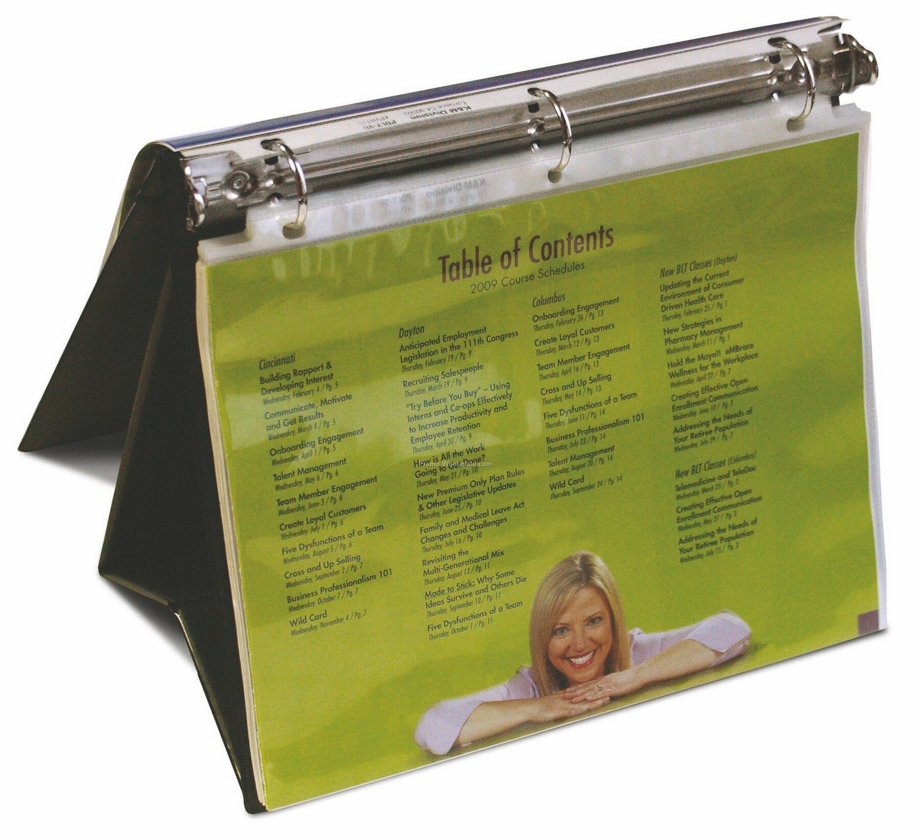 Platform Binder 1-1/2" Capacity - Foil Stamp