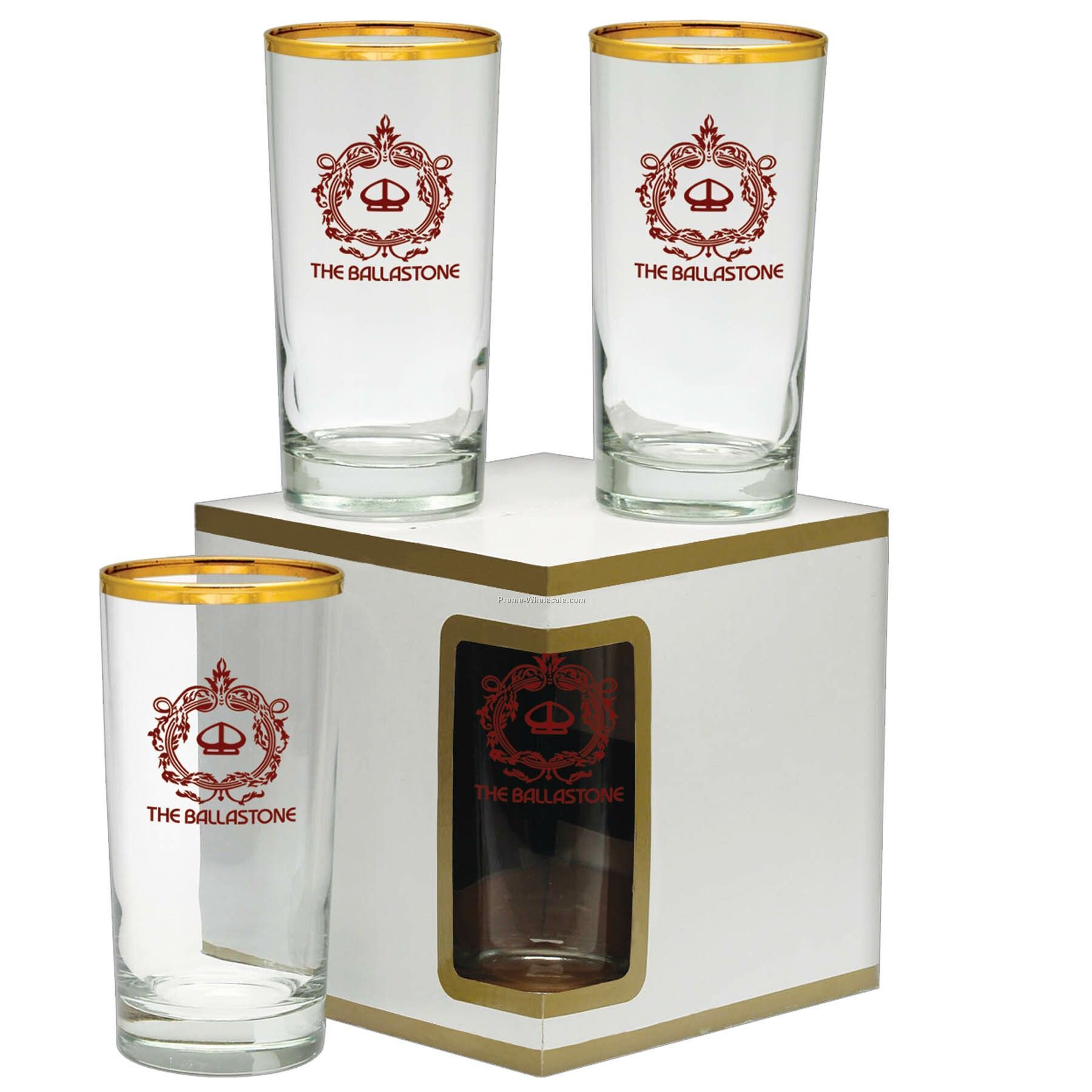 Premium Set Of 4 Deluxe Beverage Glasses