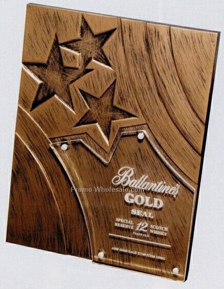 Reach For The Stars Polycast Plaque (Laser Engraved)