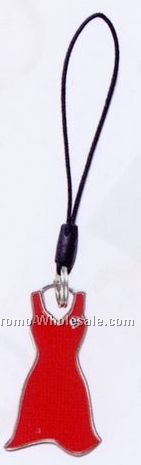 Red Dress Cell Phone Charm