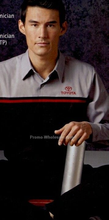 Red Kap Long Sleeve Toyota Technician Shirt (S-xl/Ml-xll)