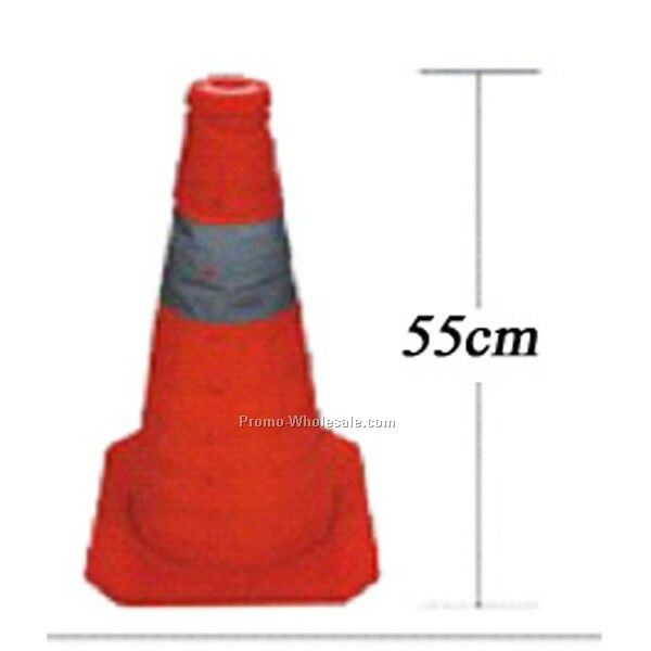 Retractable Traffic Cone W/Base
