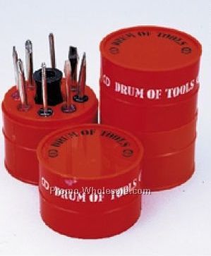 Round Drum Of Tools