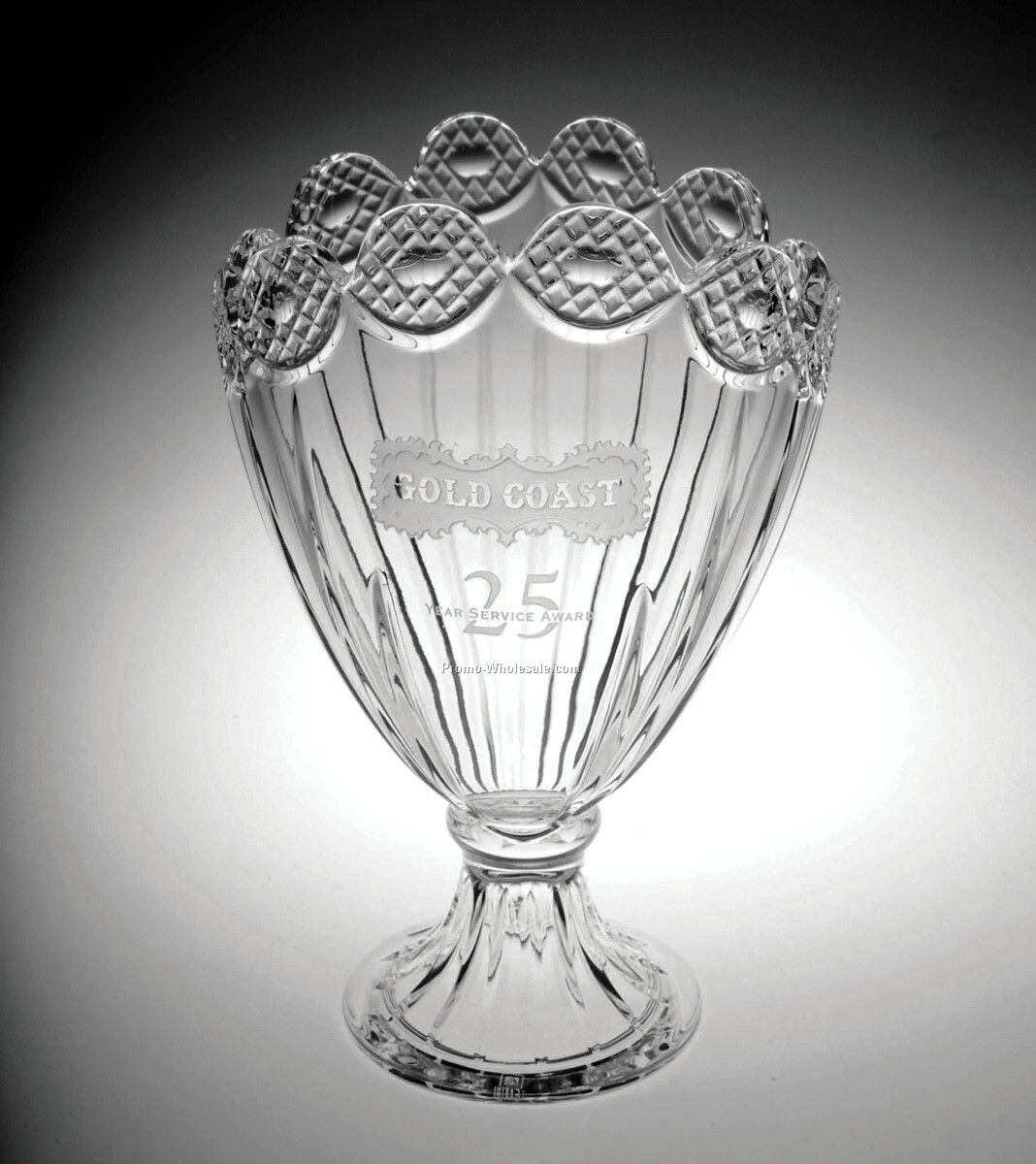 Scallop Top Vase Award