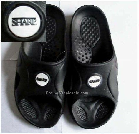 Shower Sandals With Rubber Patch Imprint