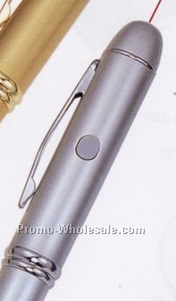 Silver Laser Pointer Pen