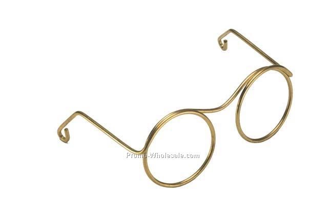 Small Wire Rim Glasses Accessory W/Animal