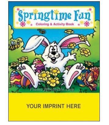 Springtime Fun Coloring Book Fun Pack