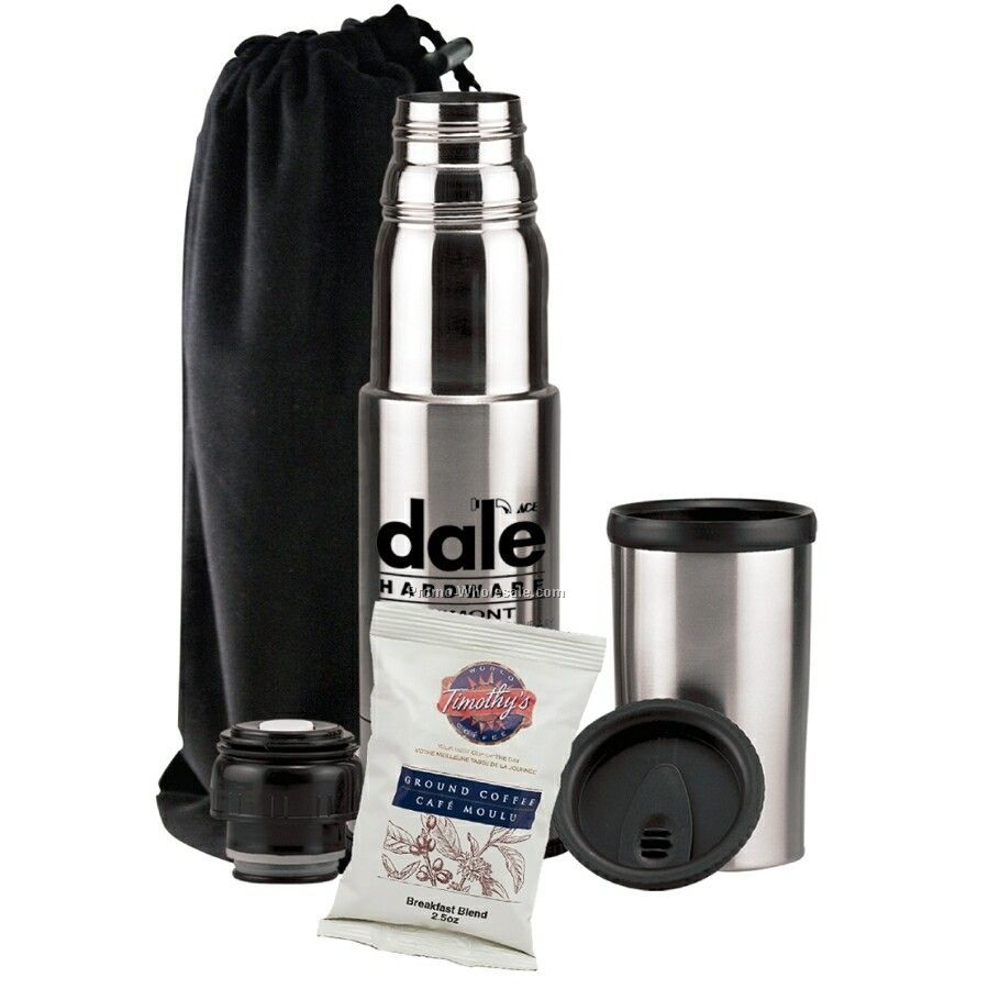 Stainless Vacuum Bottle Gift Set