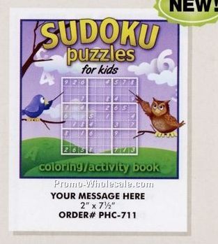 Stock Design Finance Theme Coloring Book /Sudoku Puzzles (8-1/2"x11")