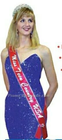 Stock Homecoming Queen Sash