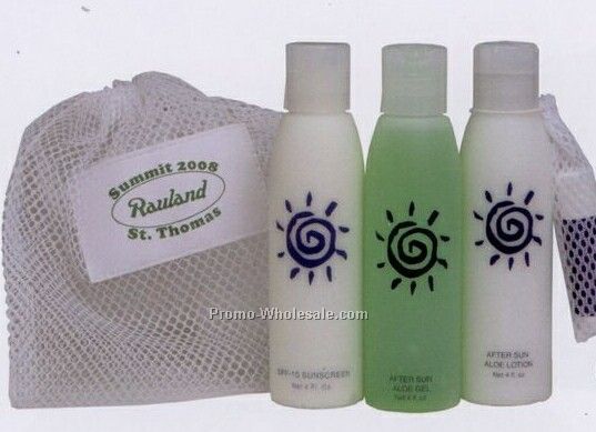 Stock Sun Adventure Kit With Soothing Aloe Gel